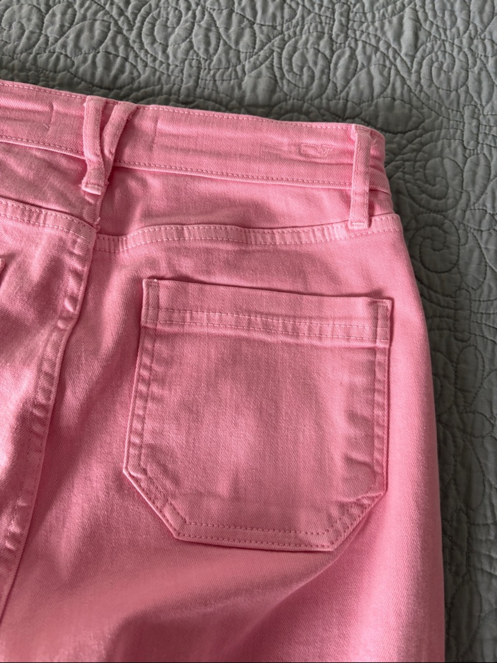 Vineyard Vines Pink Straight-Leg High-Rise Jeans - Picture 2 of 8
